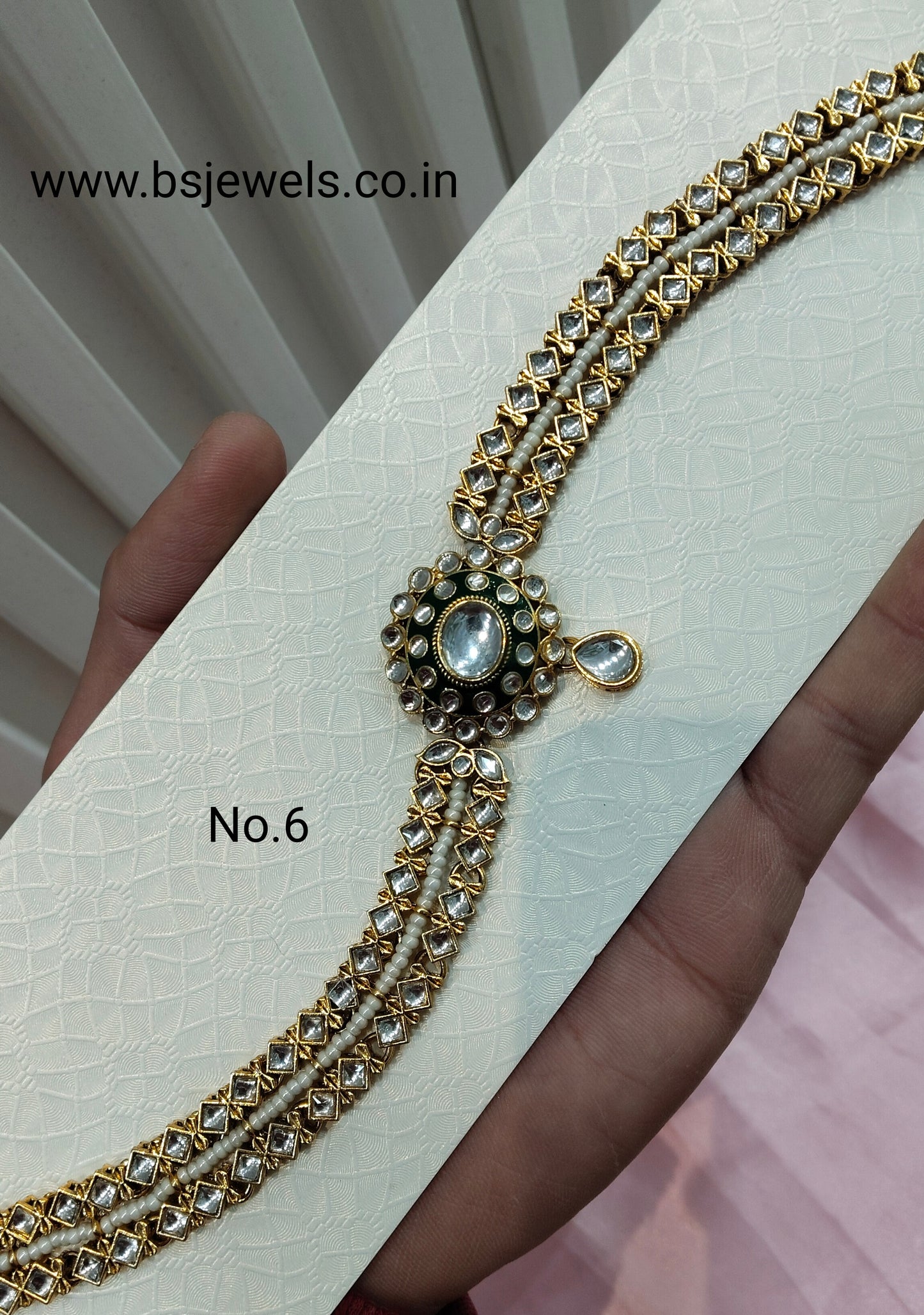 Kundan Headpiece Matha Patti Head piece sheesh fool/Bollywood Head Piece Tikka Hair chain
