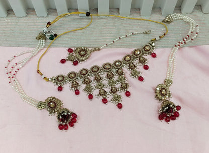 Majenta Necklace Jewellery Jaagran Set