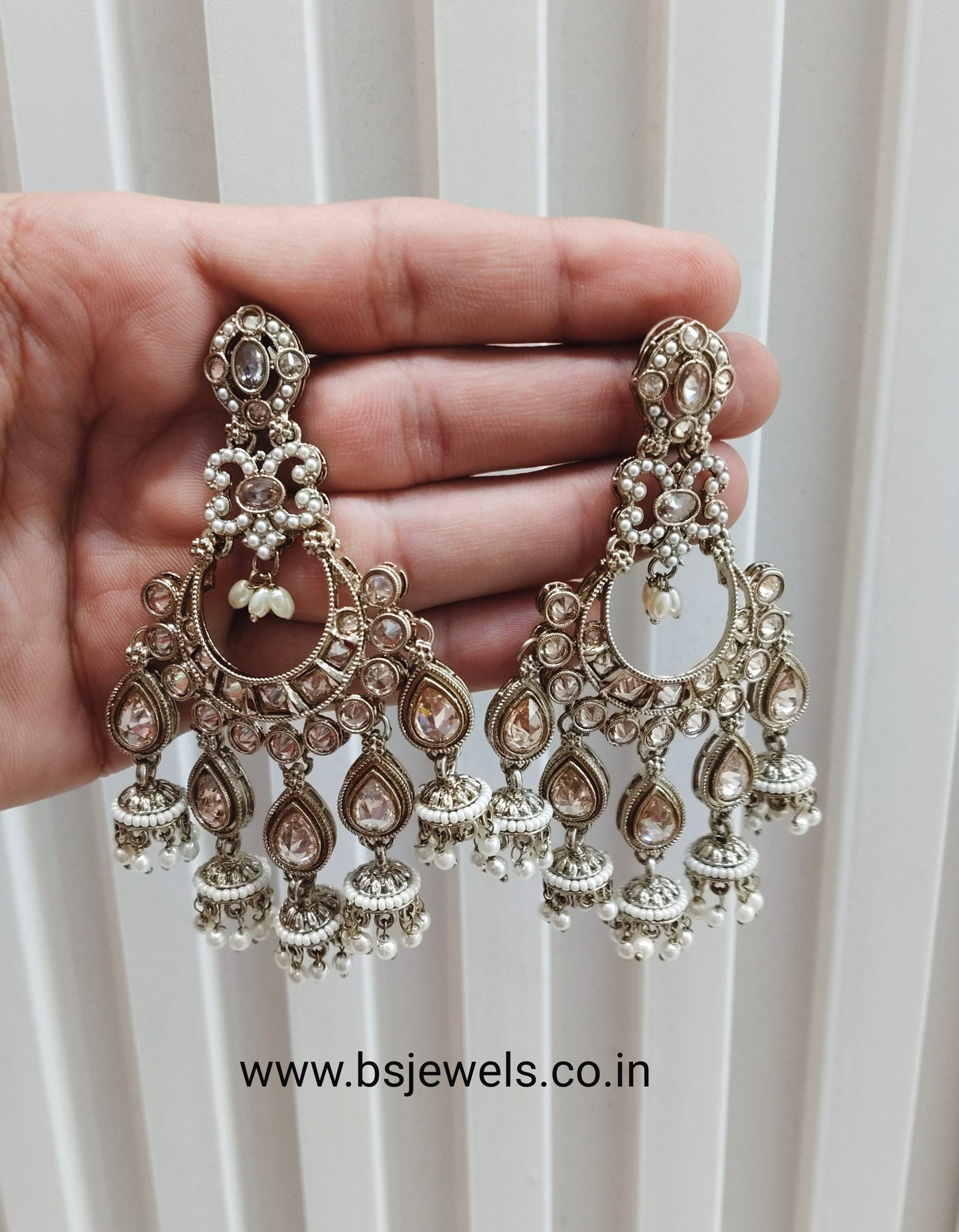 Antique Gold Bollywood Sarpunch Earrings