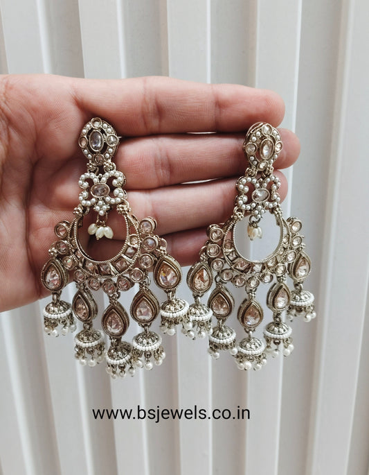 Antique Gold Bollywood Sarpunch Earrings