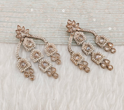 Antique Gold Bollywood Sarpunch Earrings