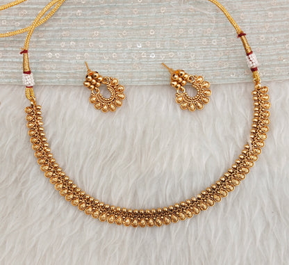 Gold Polki Necklace Jewellery Rana Set