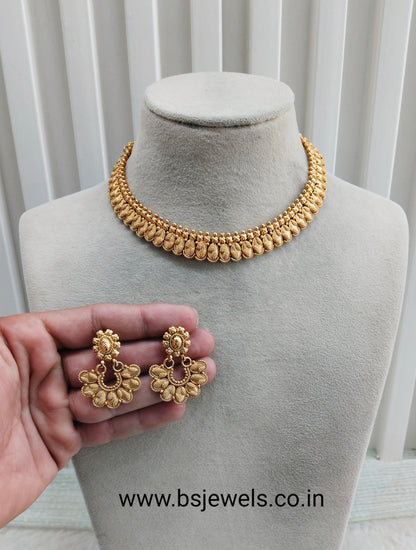 Gold Polki Necklace Jewellery Rana Set