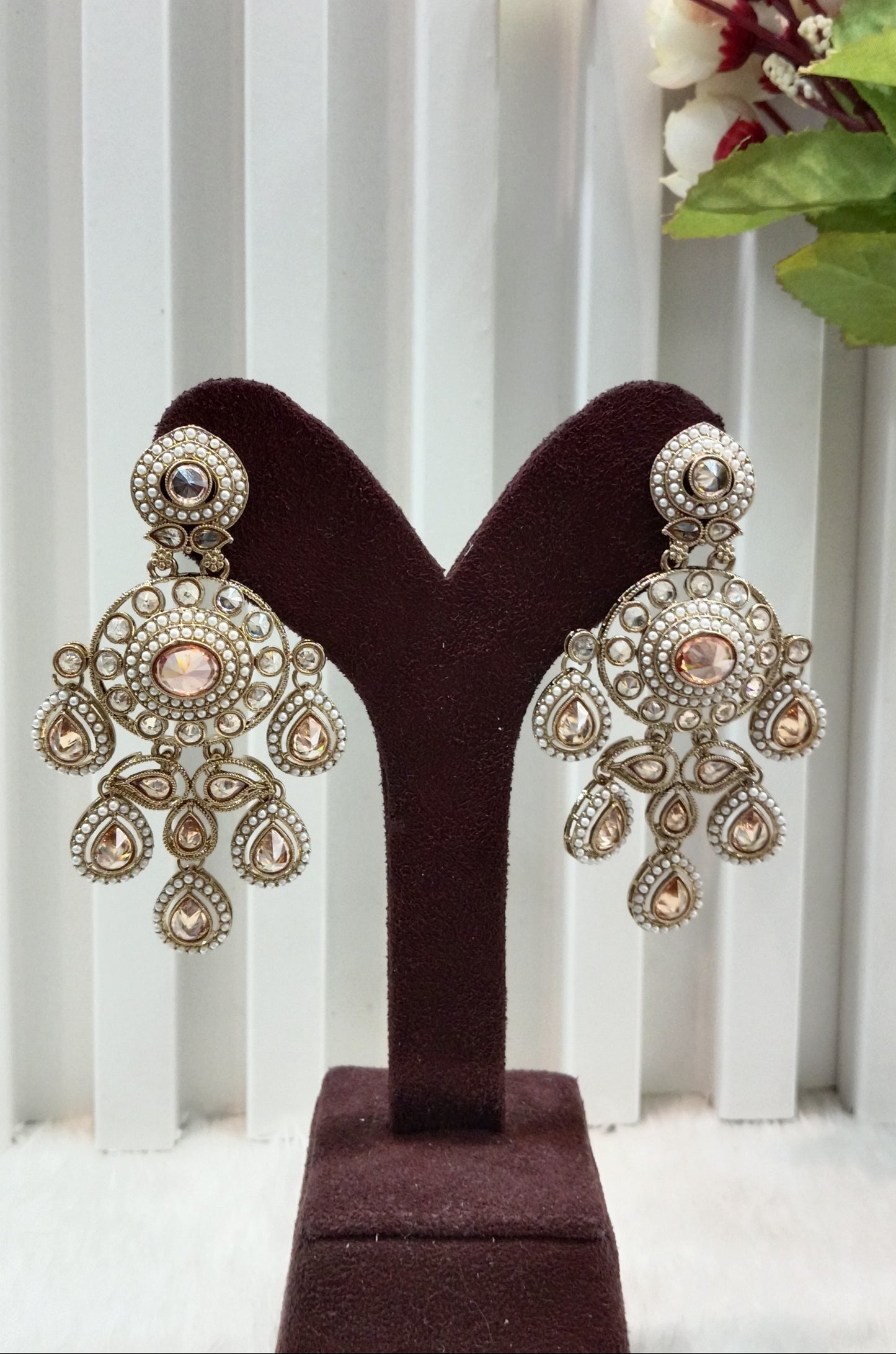 Antique Gold Bollywood Suresh Earrings
