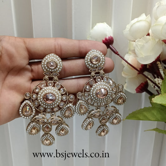 Antique Gold Bollywood Suresh Earrings