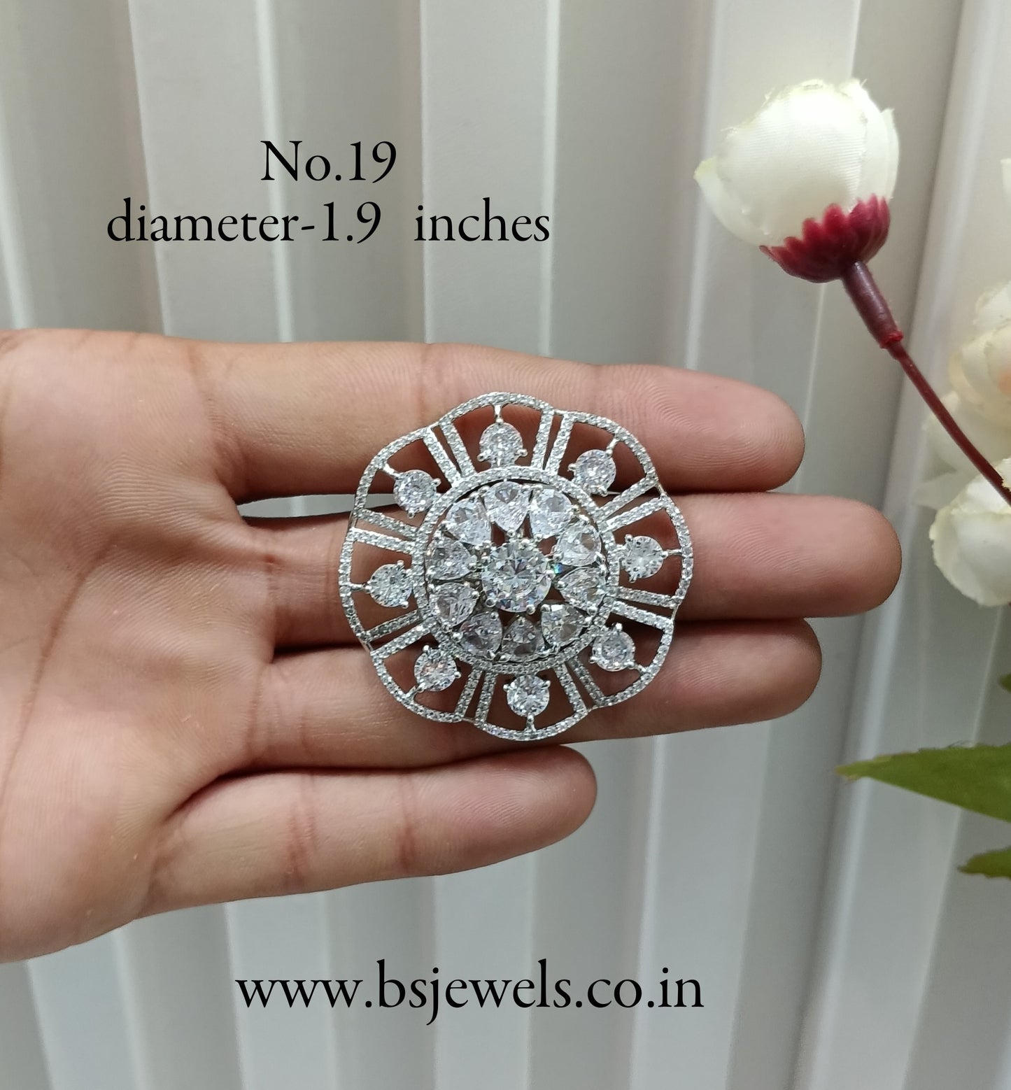 CZ American Diamond Adjustable Finger Rings