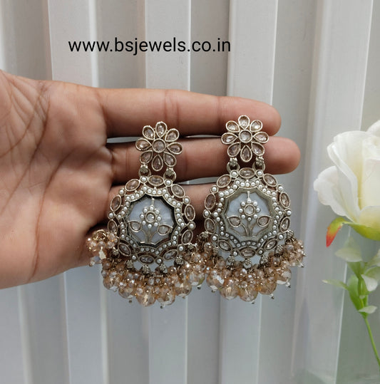 Antique Gold Bollywood Gaikwad Earrings