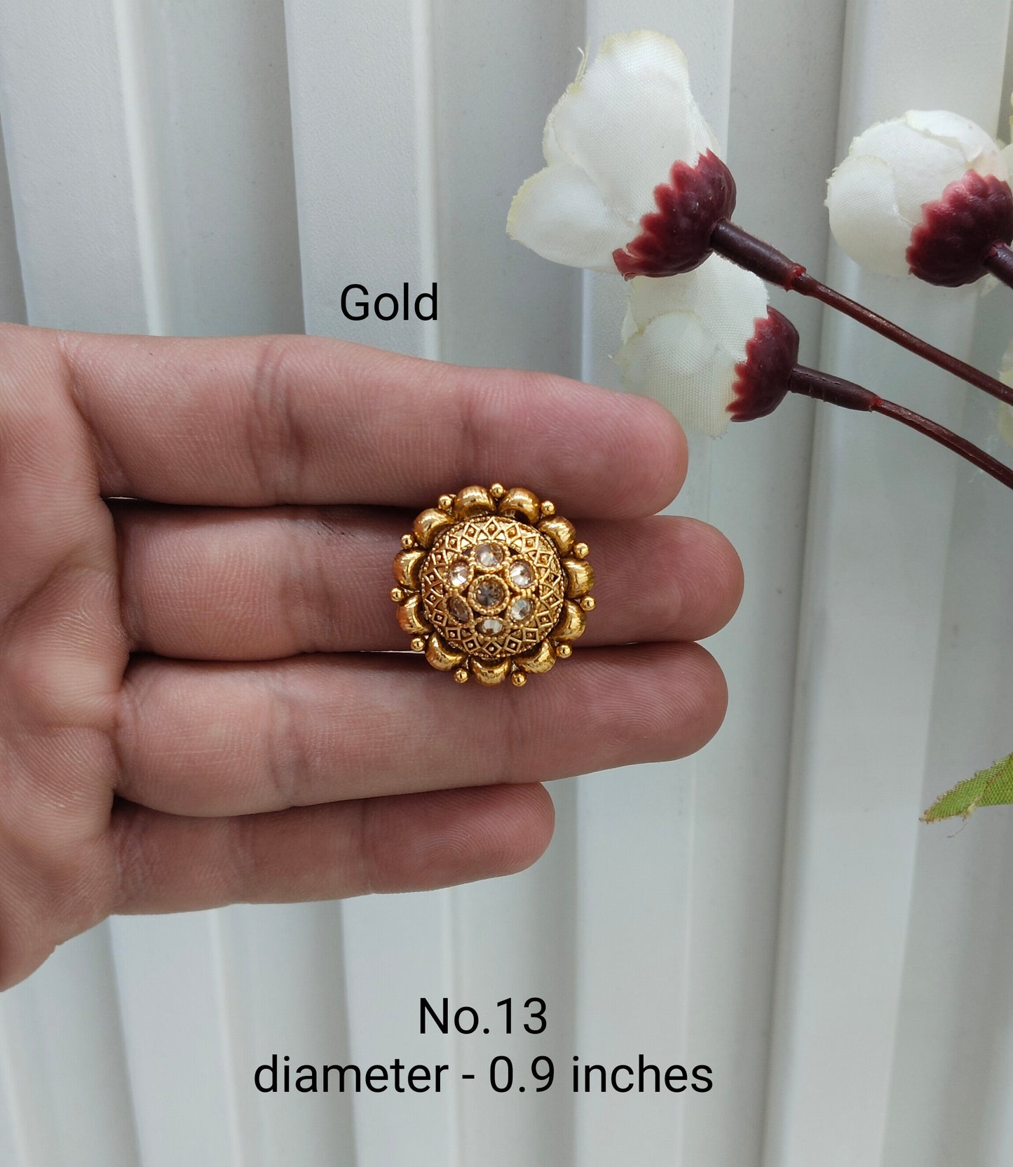 Gold Cocktail Finger Rings