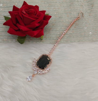 Crystal Tikka Jewellery Headpiece Set