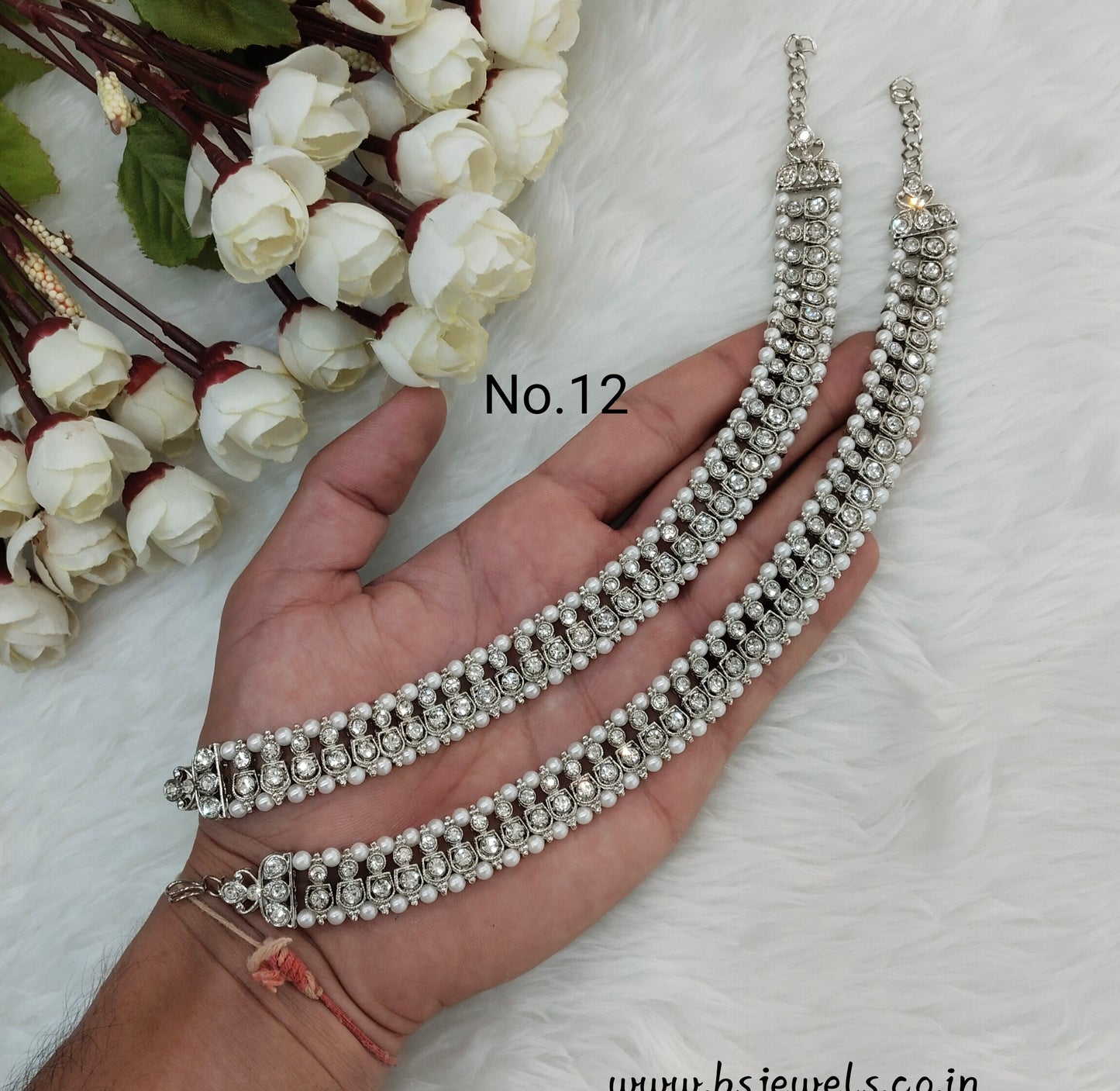 Antique Gold Anklets Jhanjar Payal Jewellery  Set