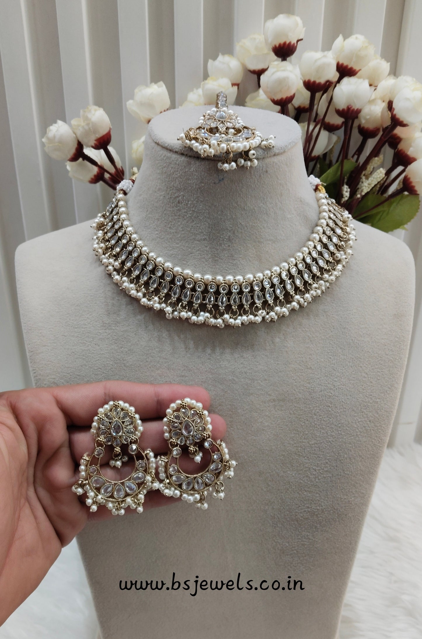 Antique Gold Necklace Jewellery Naman Set