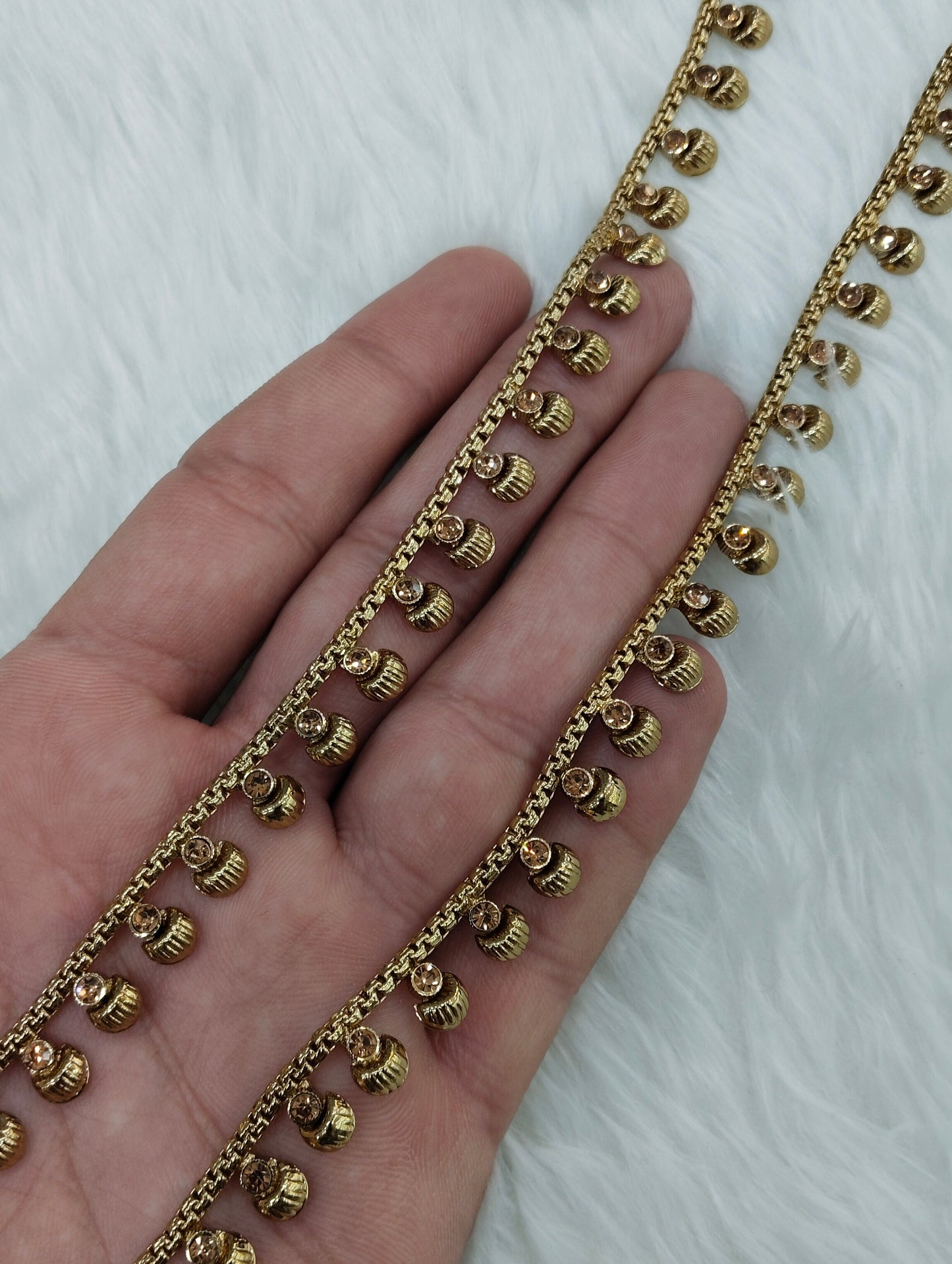 Antique Gold Anklets Jhanjar Payal Jewellery  Set