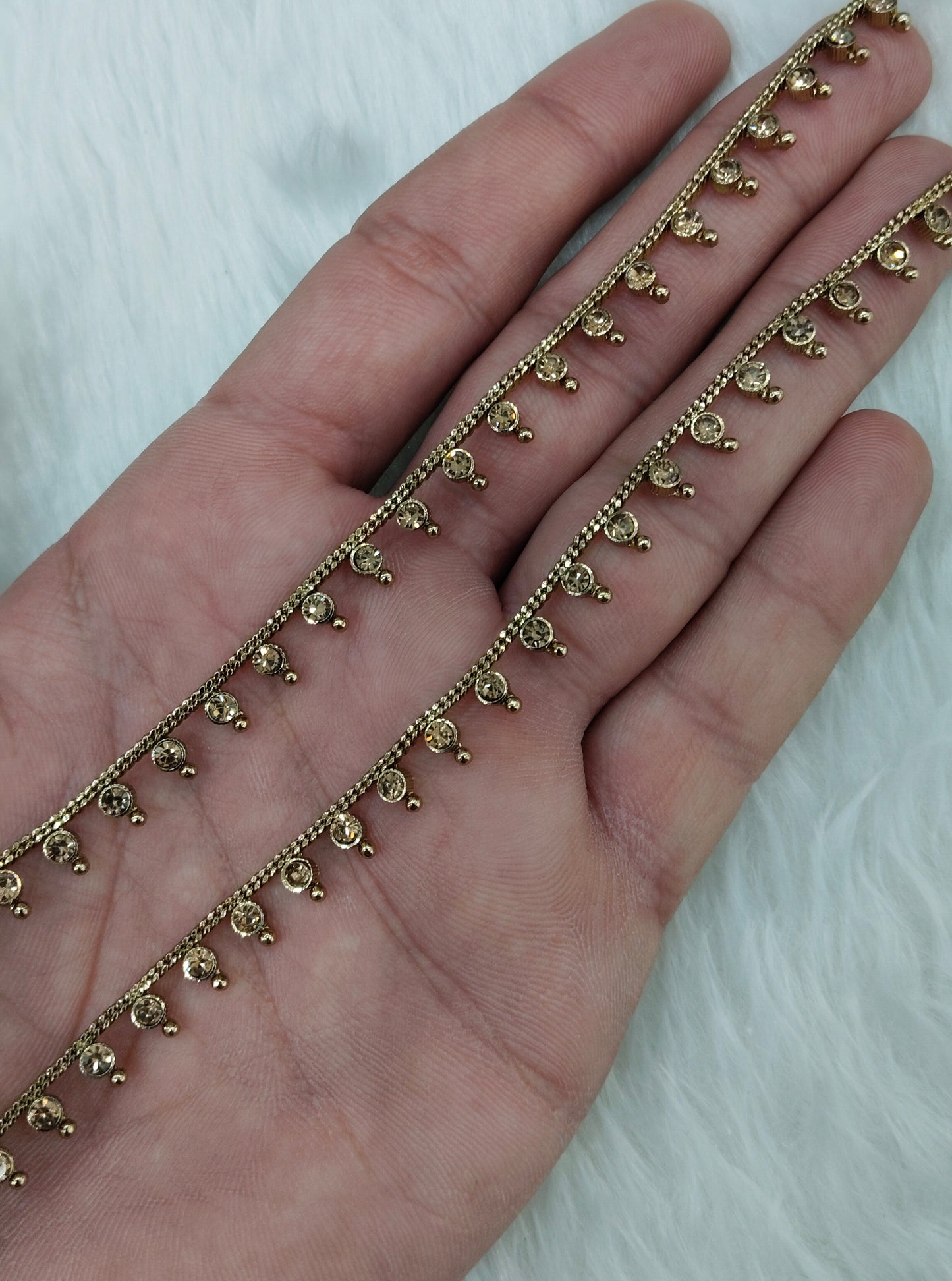 Antique Gold Anklets Jhanjar Payal Jewellery  Set