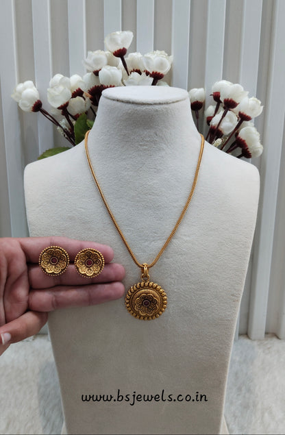 Ruby Gold Polki Necklace Jewellery Azam Set