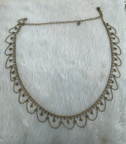 Antique Gold Belly chain kamarbelt saree chain