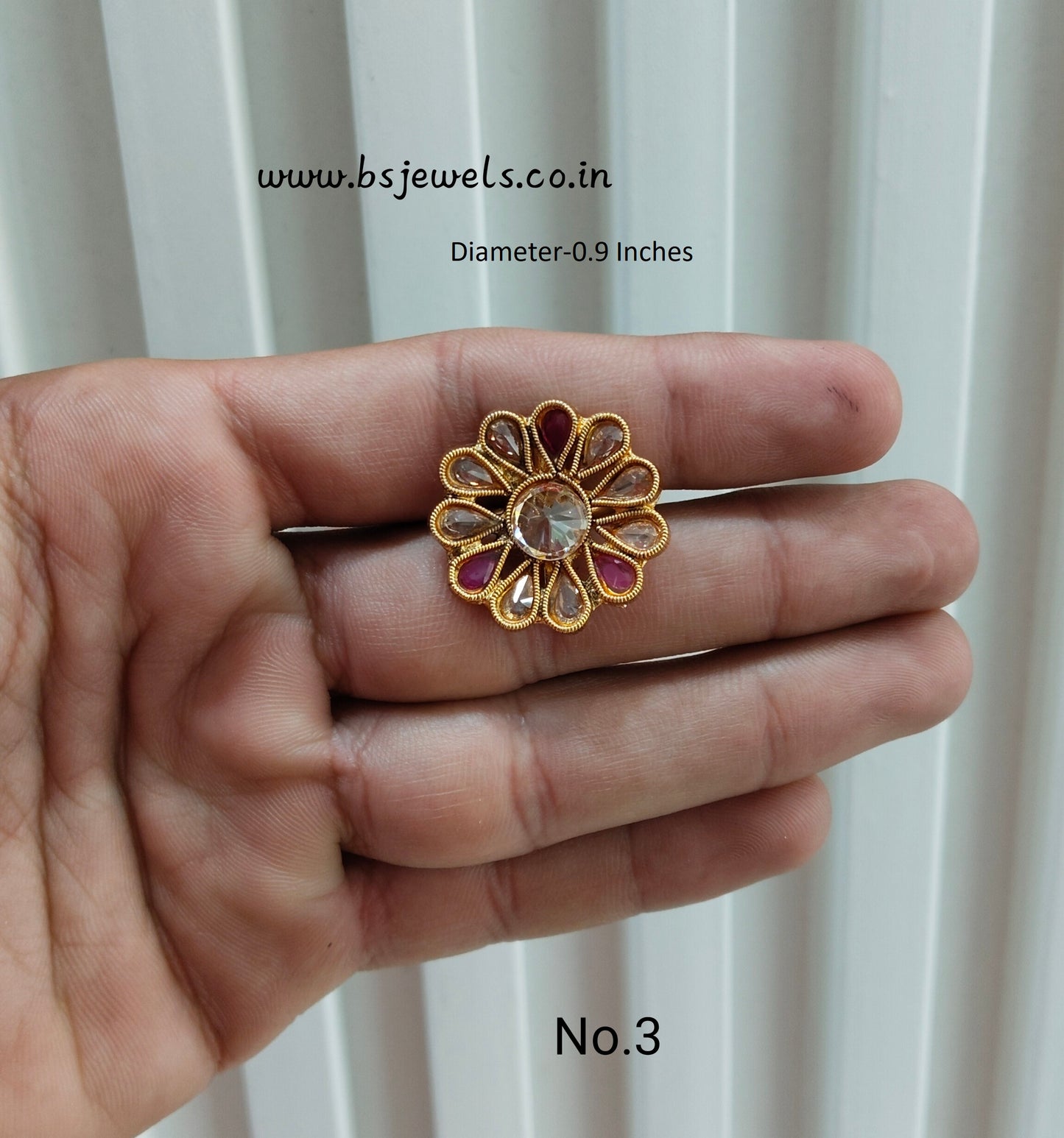 Gold Cocktail Finger Rings
