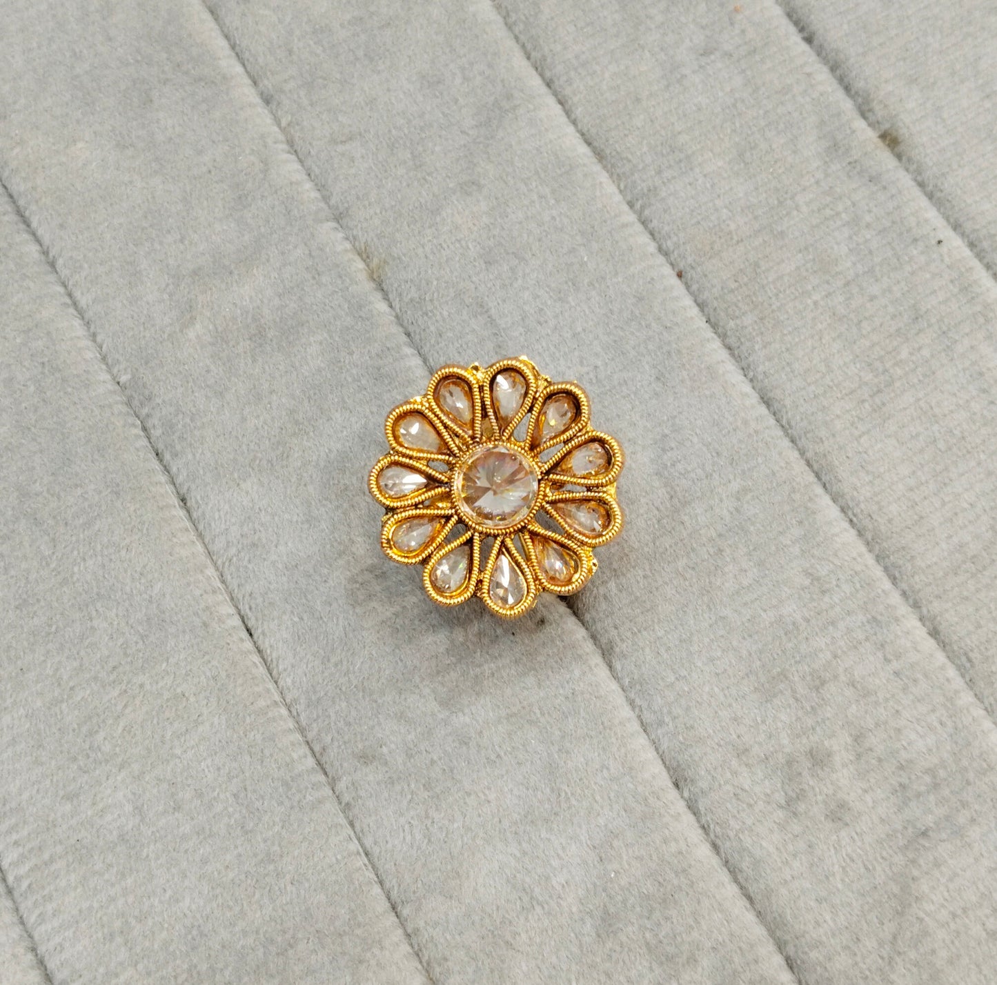 Gold Cocktail Finger Rings