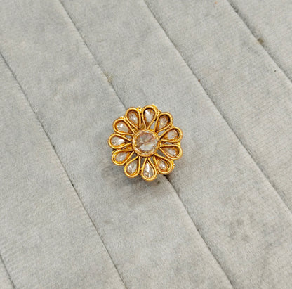 Gold Cocktail Finger Rings