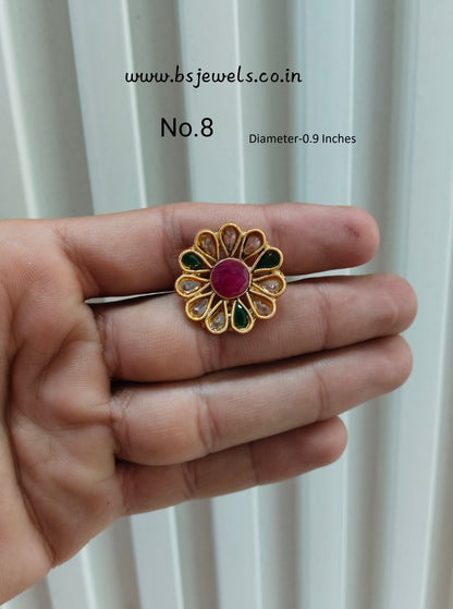 Gold Cocktail Finger Rings