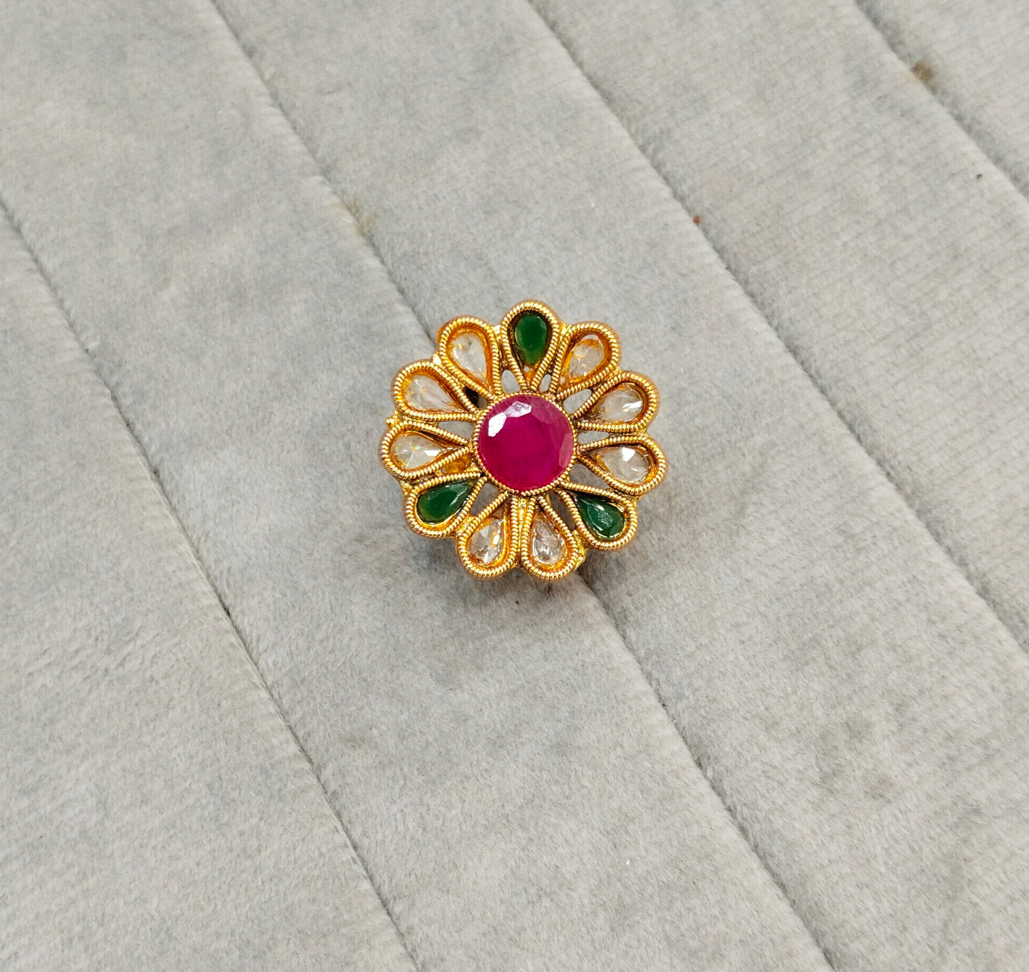 Gold Cocktail Finger Rings