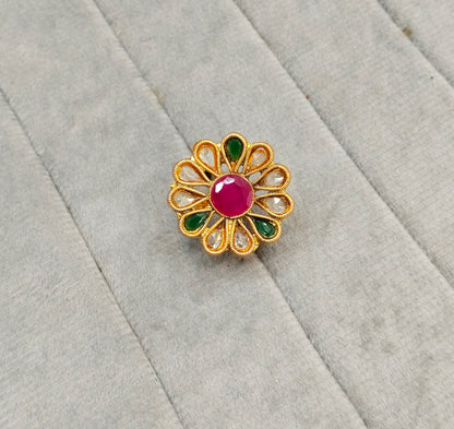 Gold Cocktail Finger Rings