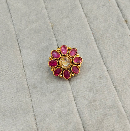 Gold Cocktail Finger Rings