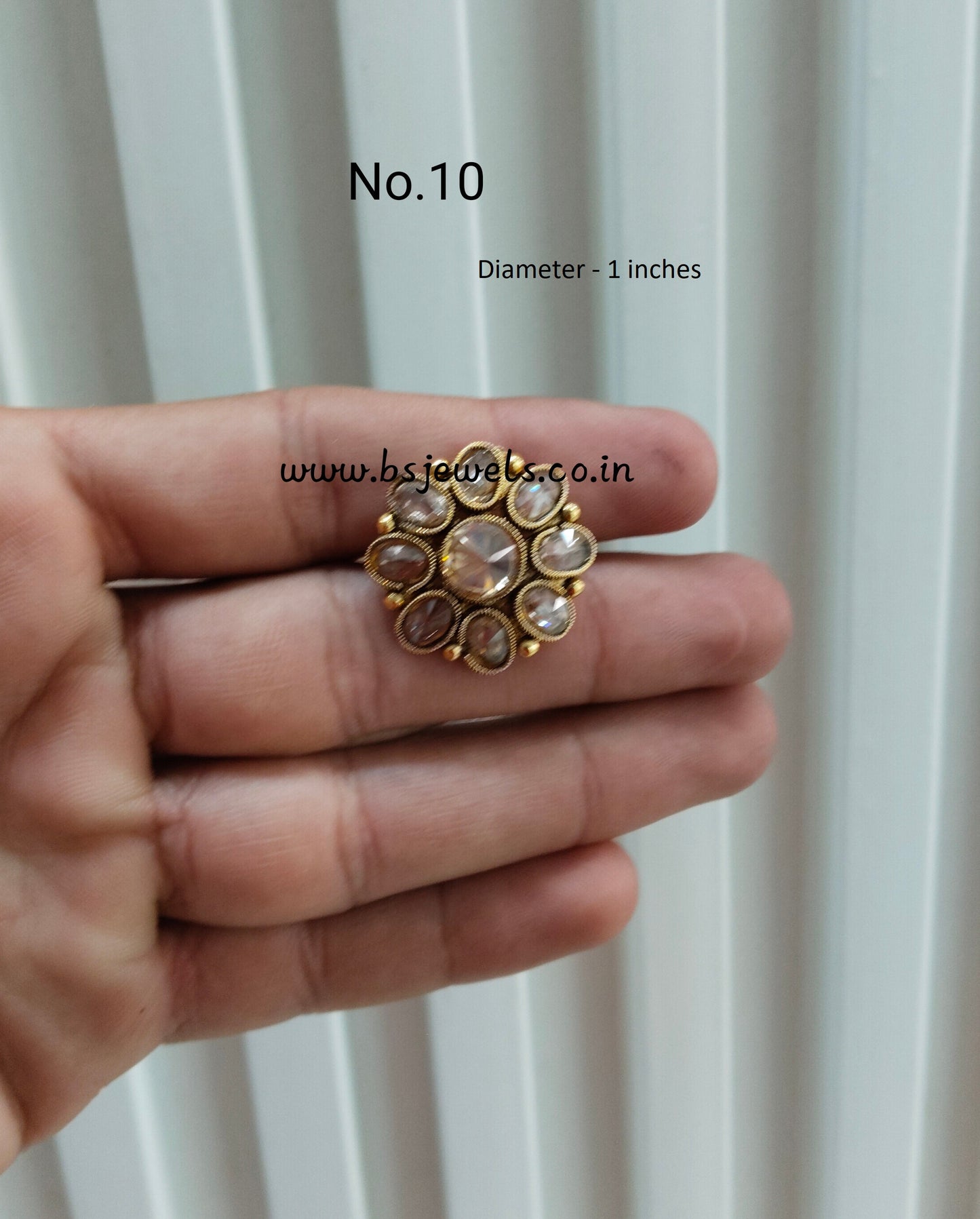 Gold Cocktail Finger Rings