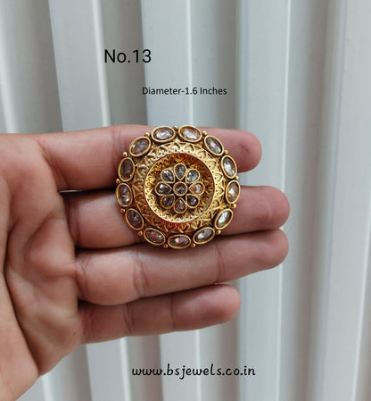 Gold Cocktail Finger Rings