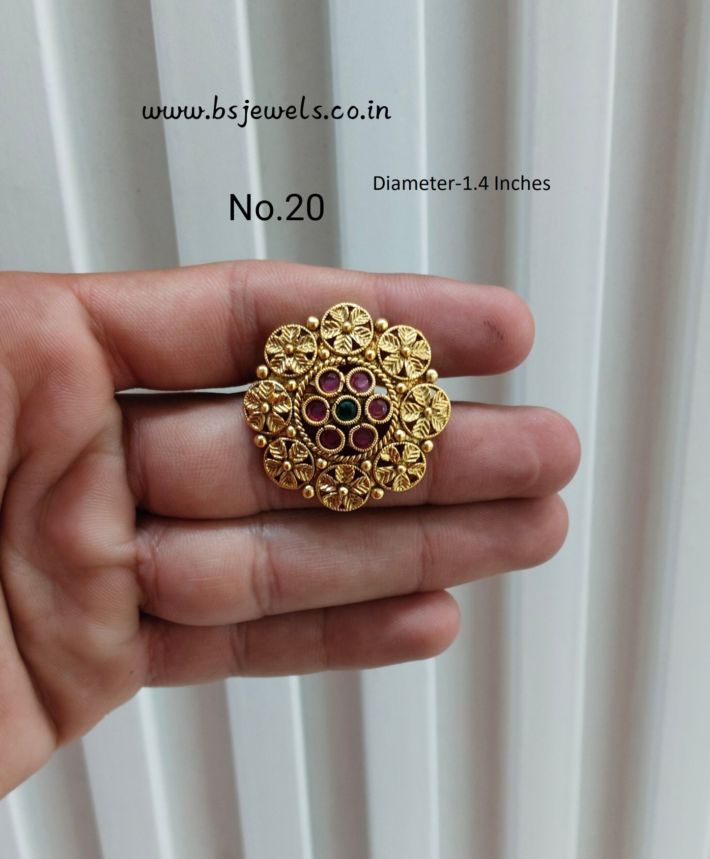 Gold Cocktail Finger Rings