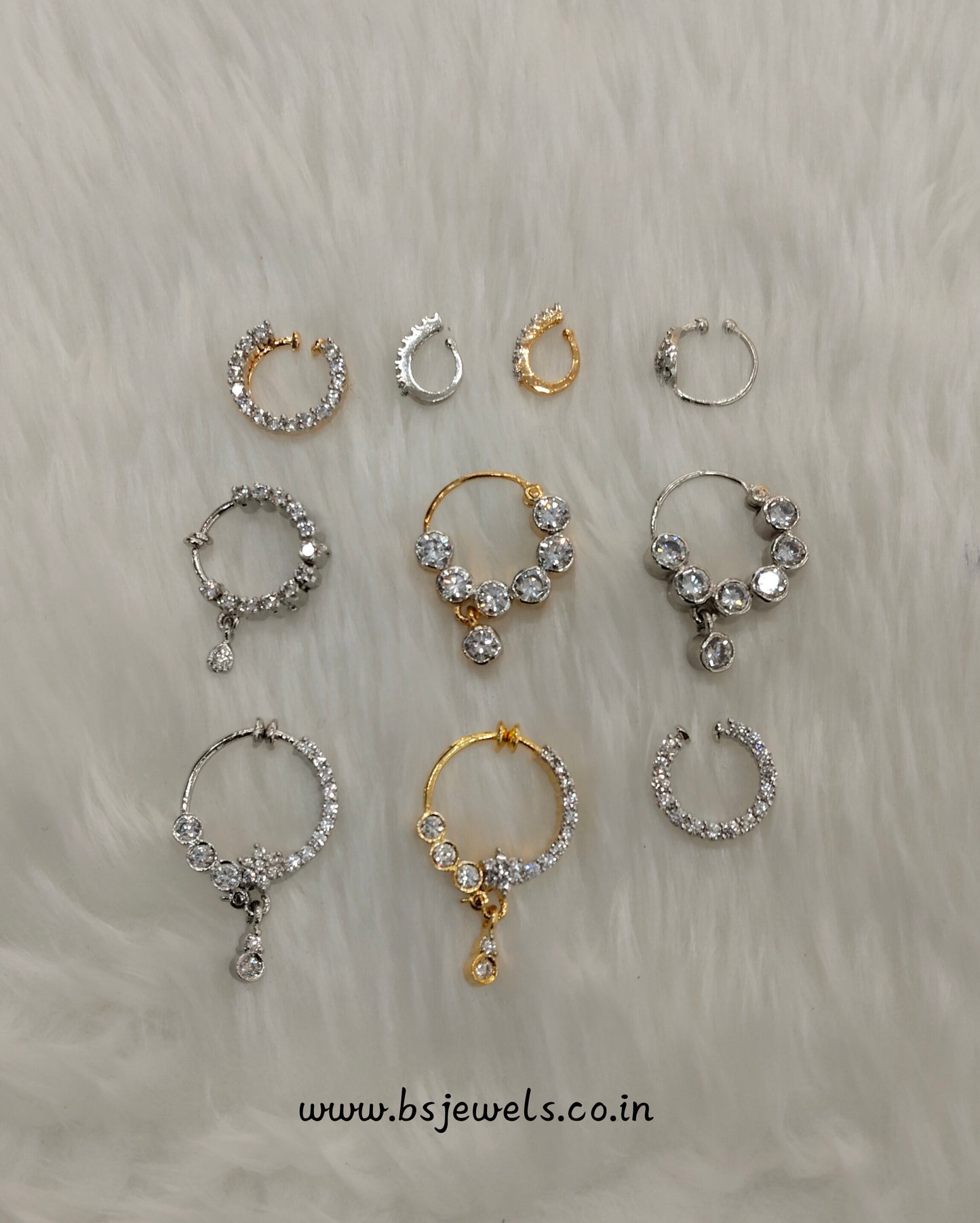 Clip On Nose Pins Rings