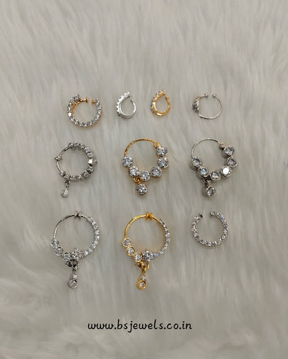 Clip On Nose Pins Rings