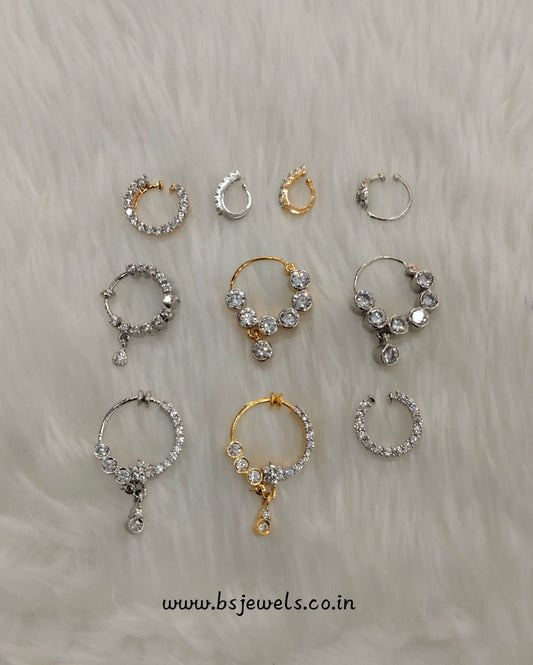 Clip On Nose Pins Rings