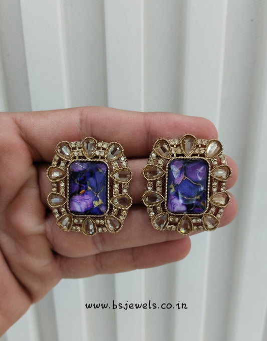 Jamni Antique Gold Bollywood Jandu Earrings