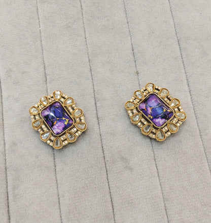 Jamni Antique Gold Bollywood Jandu Earrings