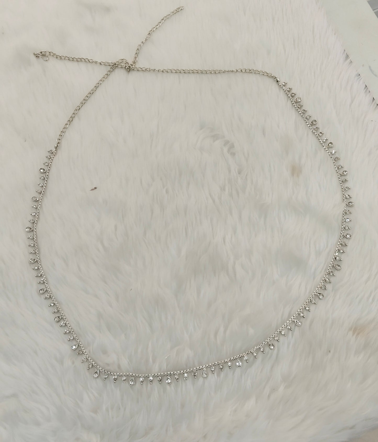 Silver Belly chain kamarbelt saree chain