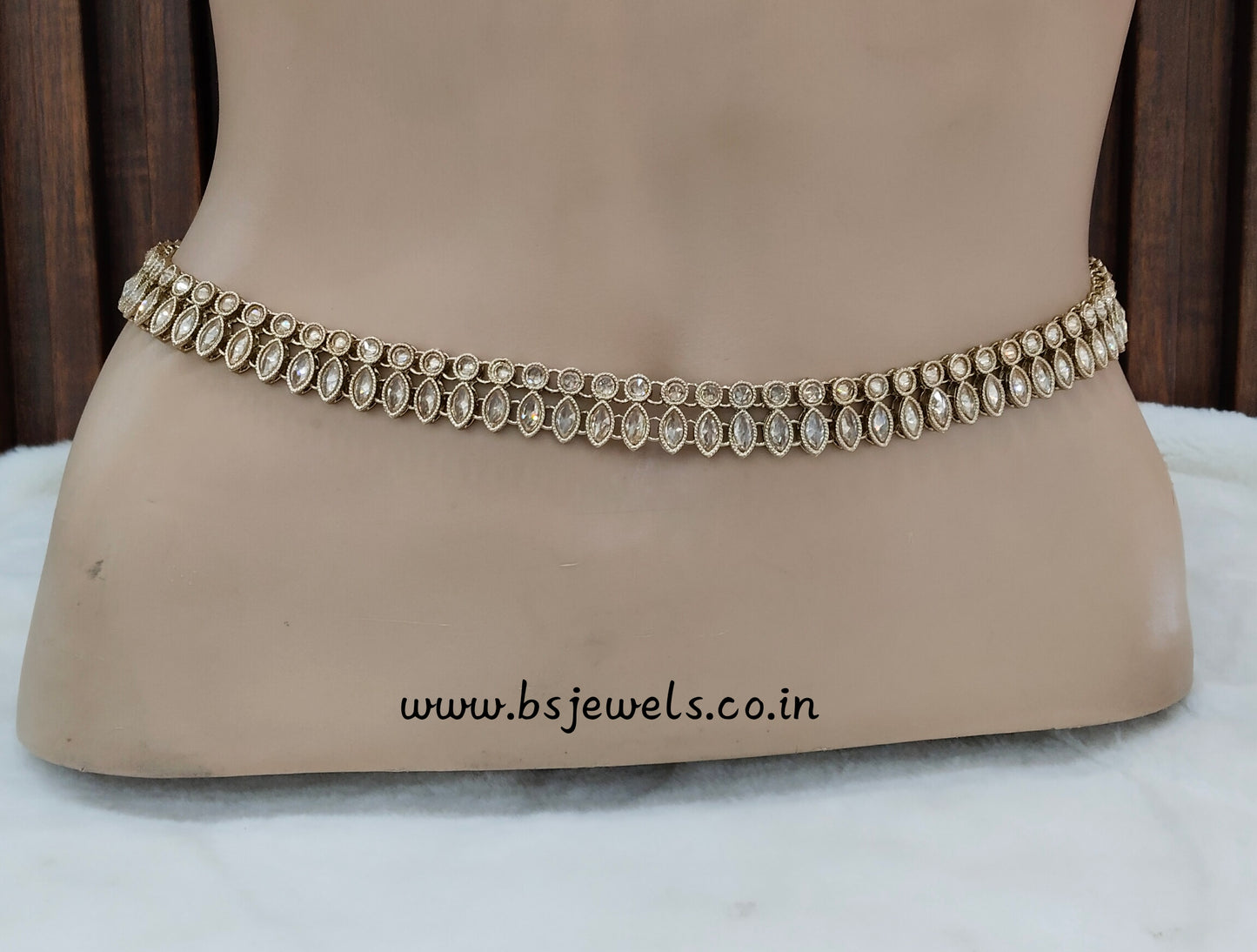 Antique Gold Belly Chain kamarbelt Saree Chain