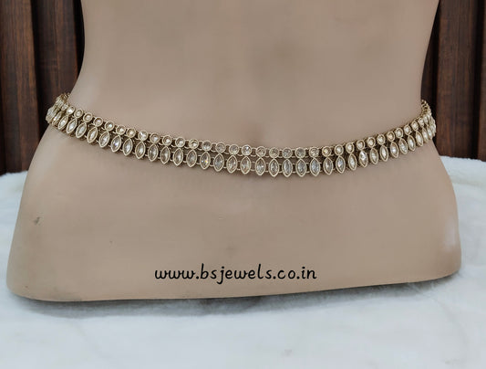 Antique Gold Belly Chain kamarbelt Saree Chain