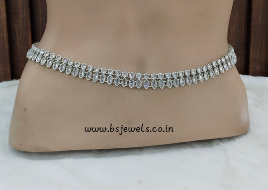 Silver Belly Chain kamarbelt Saree Chain