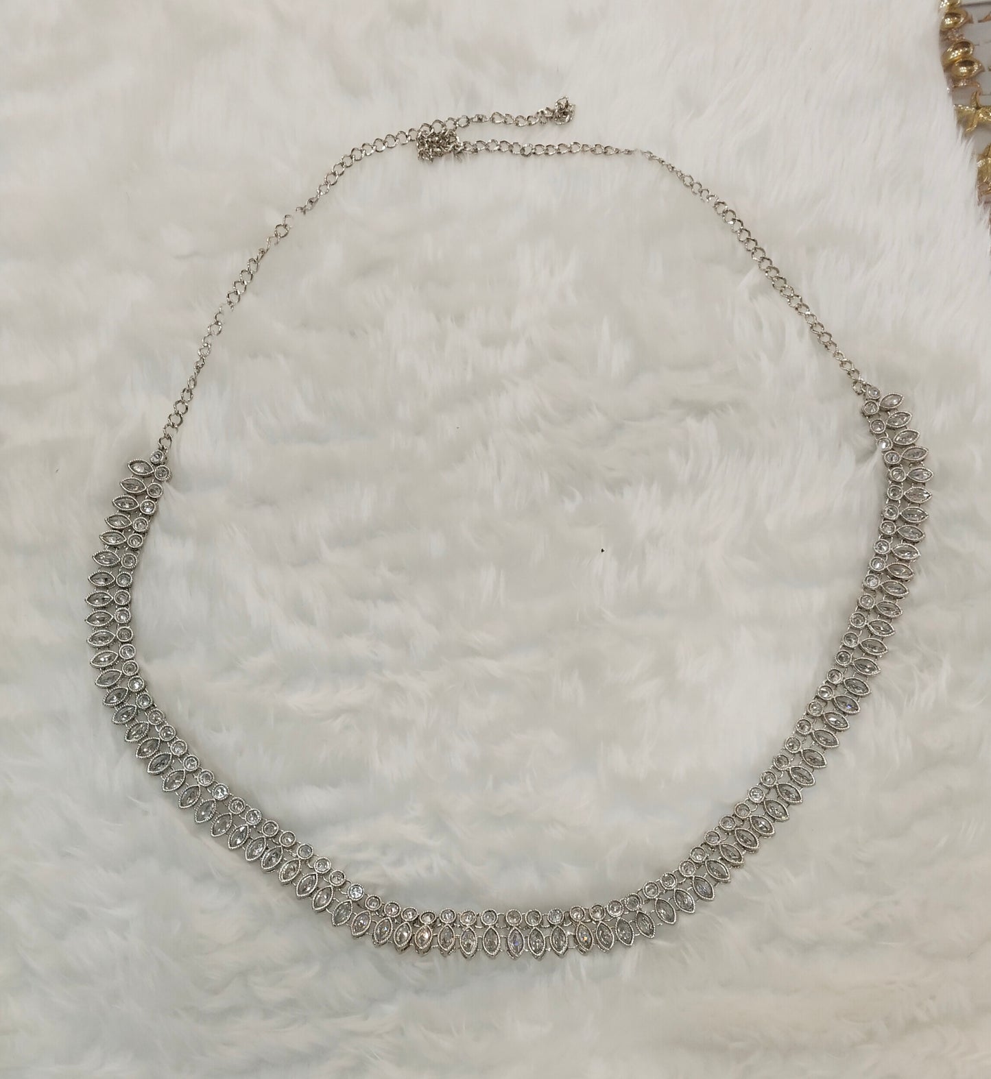 Silver Belly Chain kamarbelt Saree Chain