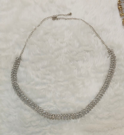 Silver Belly Chain kamarbelt Saree Chain