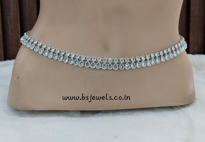 Silver Belly Chain kamarbelt Saree Chain