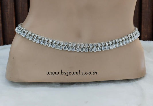 Silver Belly Chain kamarbelt Saree Chain