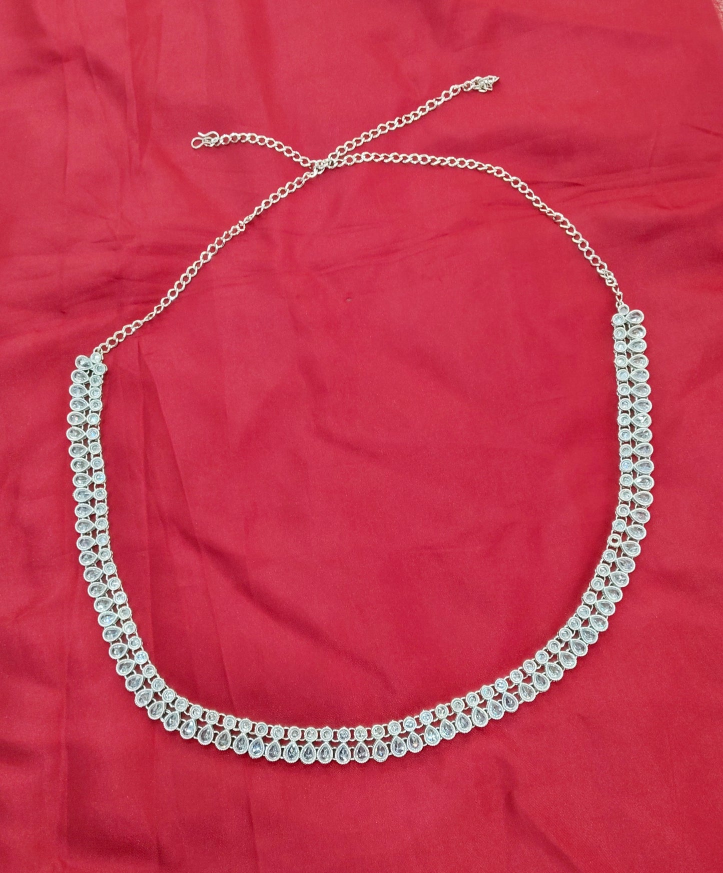 Silver Belly Chain kamarbelt Saree Chain