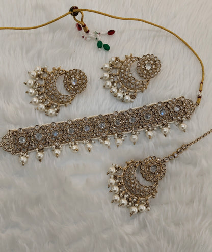 Antique Gold Choker Jewellery Carlsbad Set