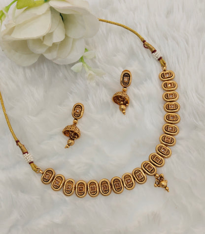 Gold Polki Necklace Jewellery Pawan Set