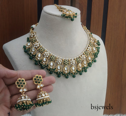 Gree Kundan Necklace Jewellery Amrit Set