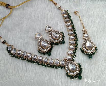 Green Kundan Necklace Uma sets