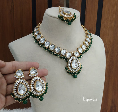 Green Kundan Necklace Uma sets