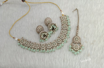 Antique Mint Necklace Gira sets