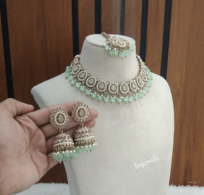 Antique Mint Necklace Gira sets